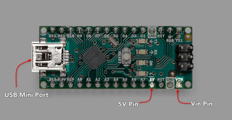 Arduino Nano Working Voltage